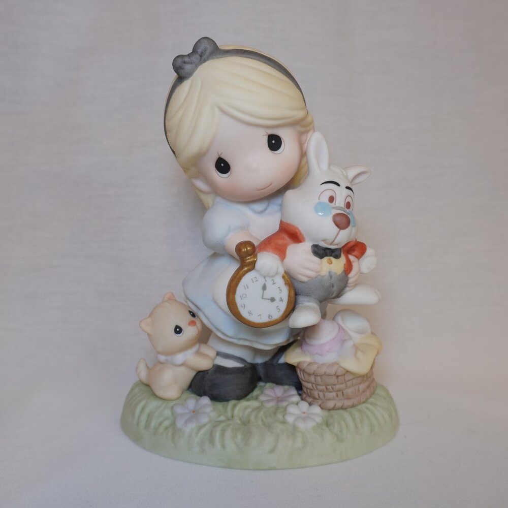 Rare 2007 Precious Moments Disney Alice Wonderland Figure Vintage Collectible